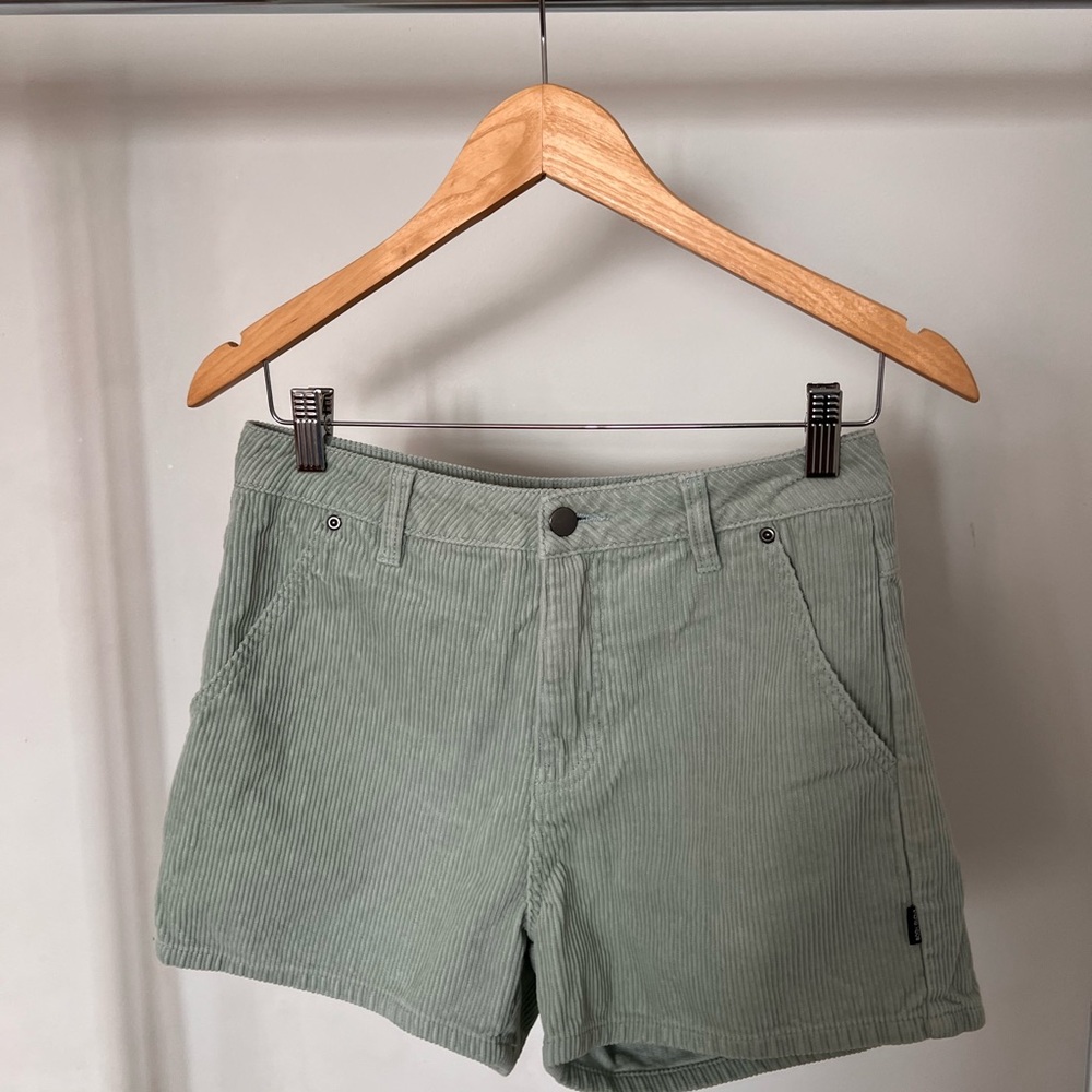 Higher Road Corduroy Shorts- Aqua